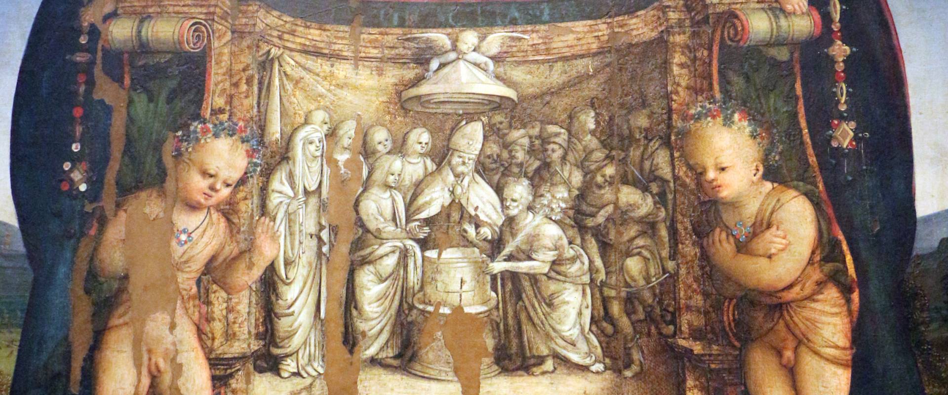 Amico aspertini, madonna in trono, santi e due devoti, 1504-05, dai ss. girolamo ed eustachio, 02,2 photo by Sailko